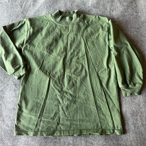 NWT Rudy Jude Adult Gardener's Shirt Green Bean Small